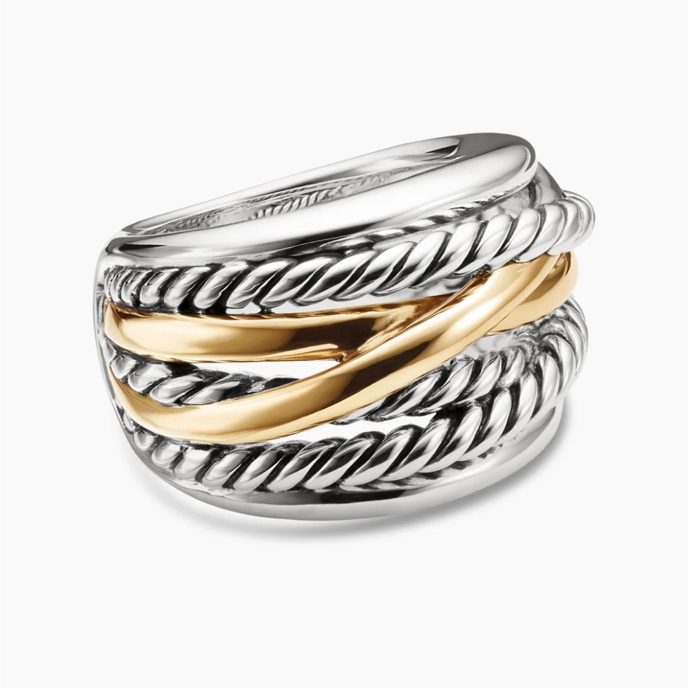 David Yurman Crossover Ring, 17mm